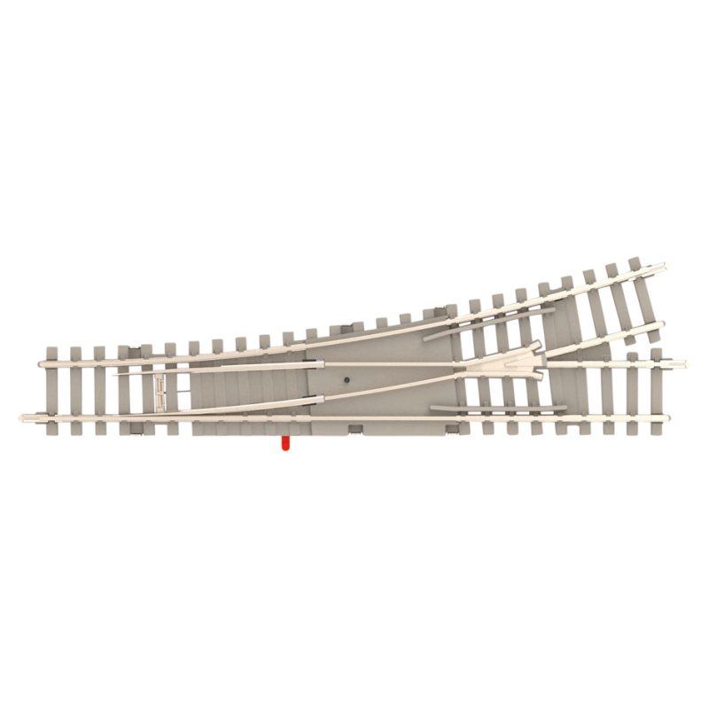 Minitrix Left Turnout with Concrete Ties Radius 112.6 mm / 4-7/16" (T14538)