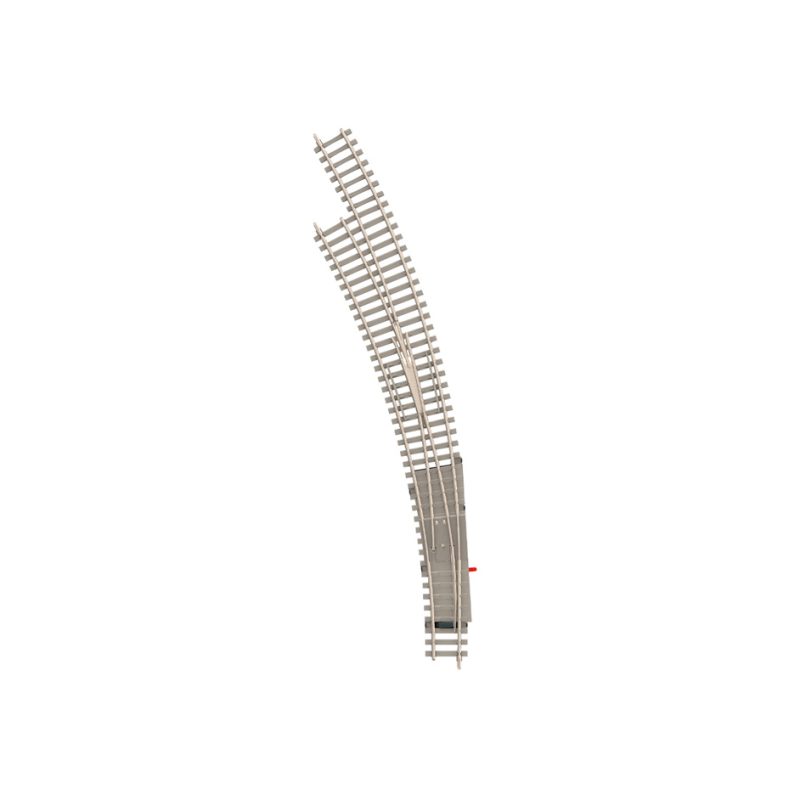 Minitrix Left Turnout with Concrete Ties (T14547)