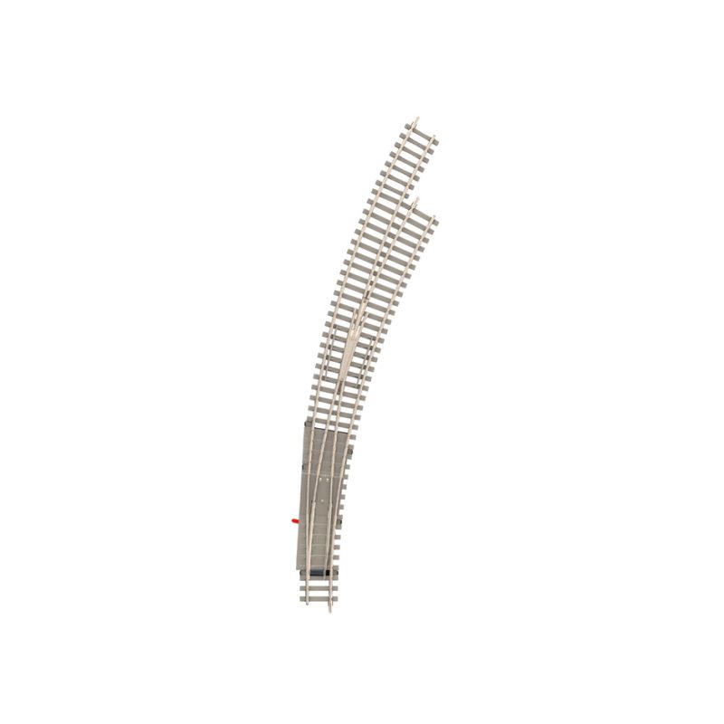 Minitrix Right Turnout with Concrete Ties (T14548)