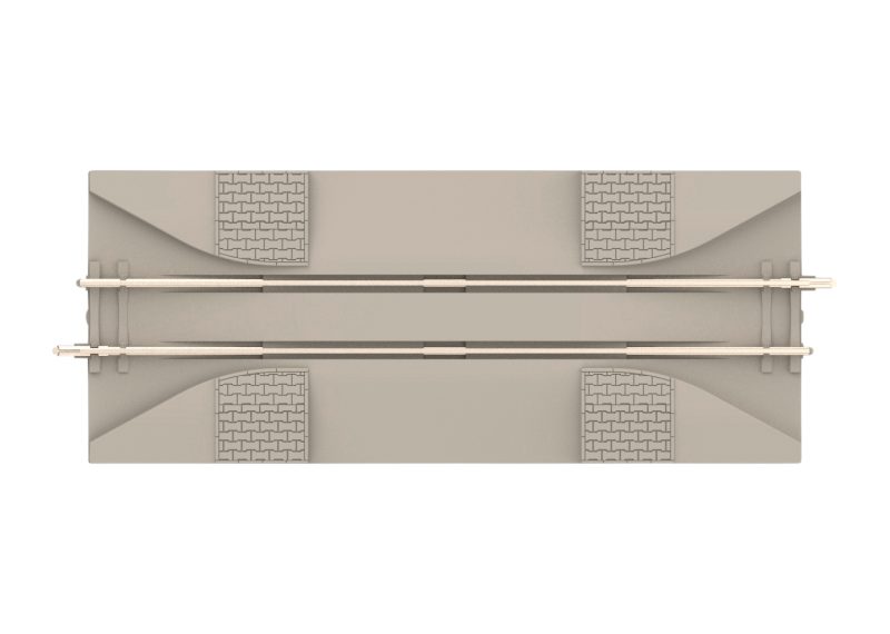 Minitrix Rerailer for Track with Concrete Ties Length 104.2 mm / 4-1/8" (T14574)