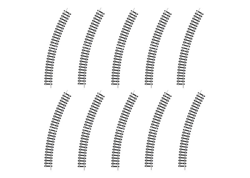 Minitrix Curved Track Radius 295.4 mm / 11-9/16" (T14920)