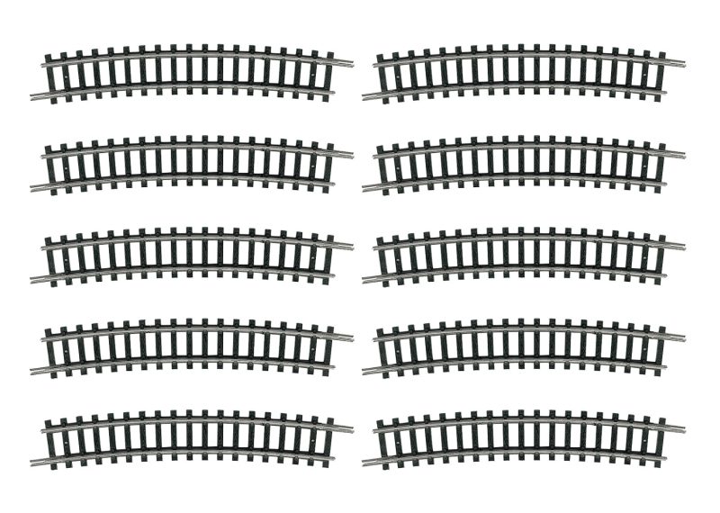 Minitrix Curved Tracks Radius 362.6 mm / 14-1/4" (T14927)