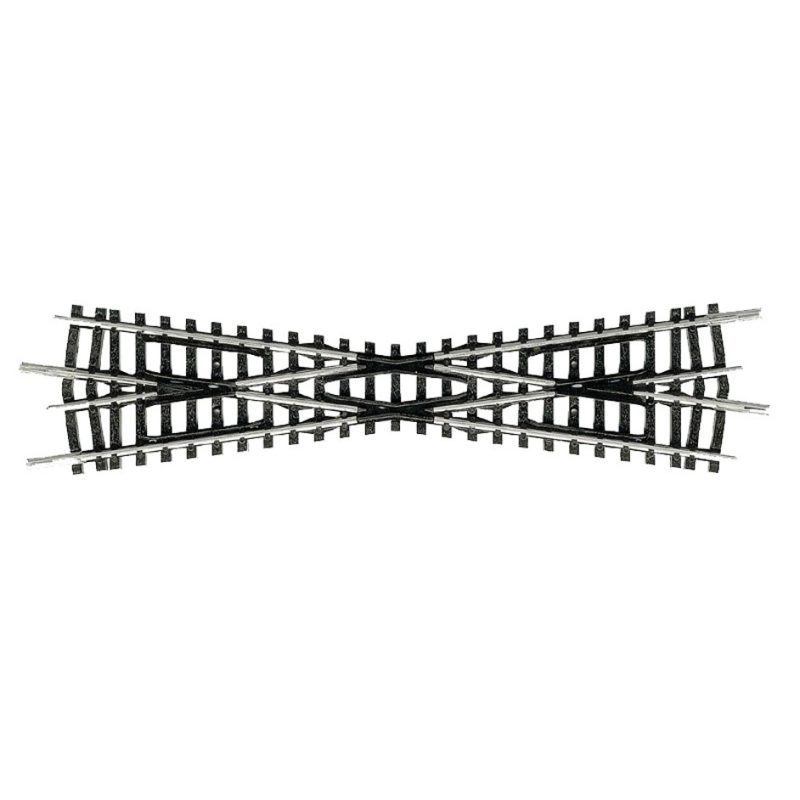 Minitrix Crossing - 15° Length 129.8 mm / 5-1/8" (T14973)
