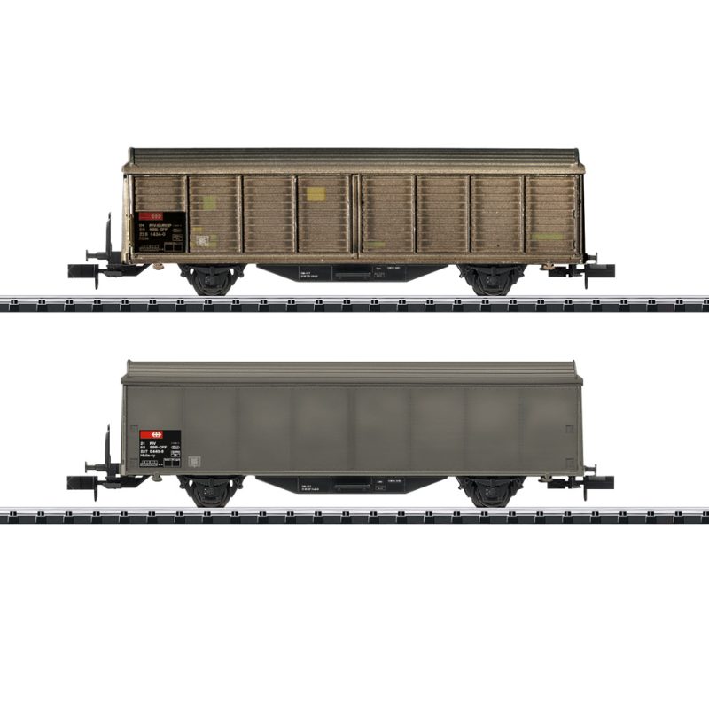Minitrix Type Hbis-v Sliding Wall Boxcar Set (T15307)