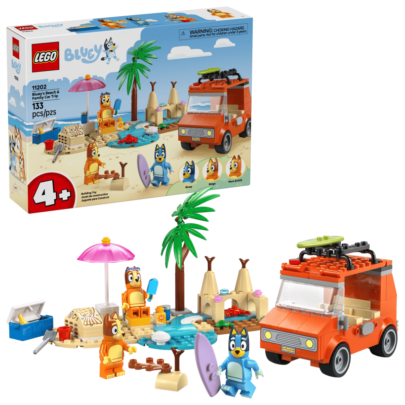 LEGO 11202 Bluey's Beach & Family Car Trip