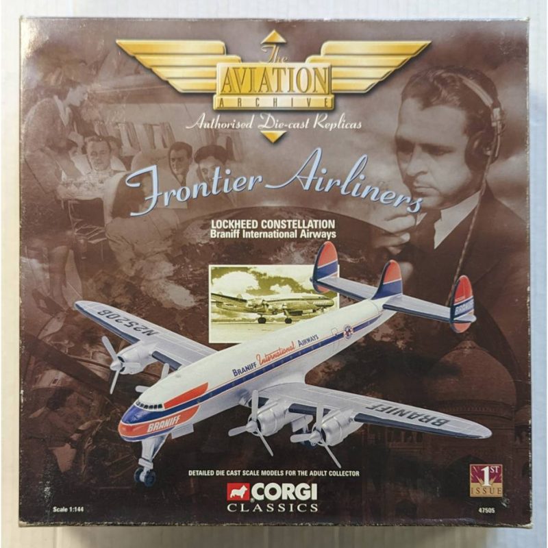 The Aviation Archive - Corgi Classics - Frontier Airliners - Braniff International Airways