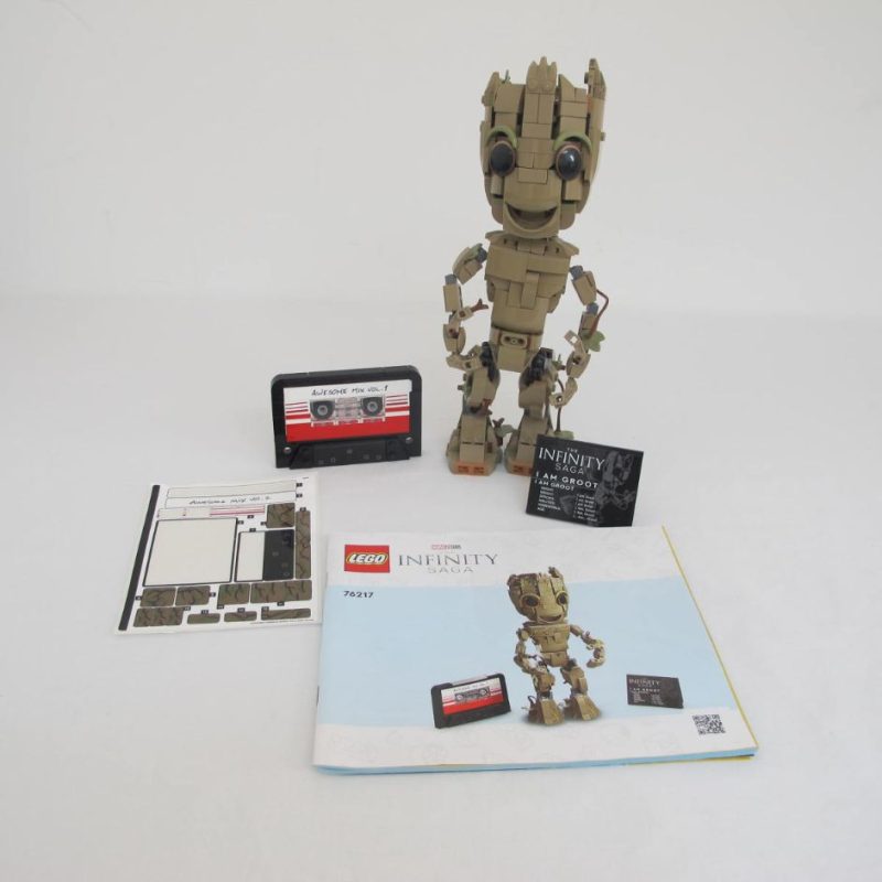 I am Groot. Complete with instructions, no box