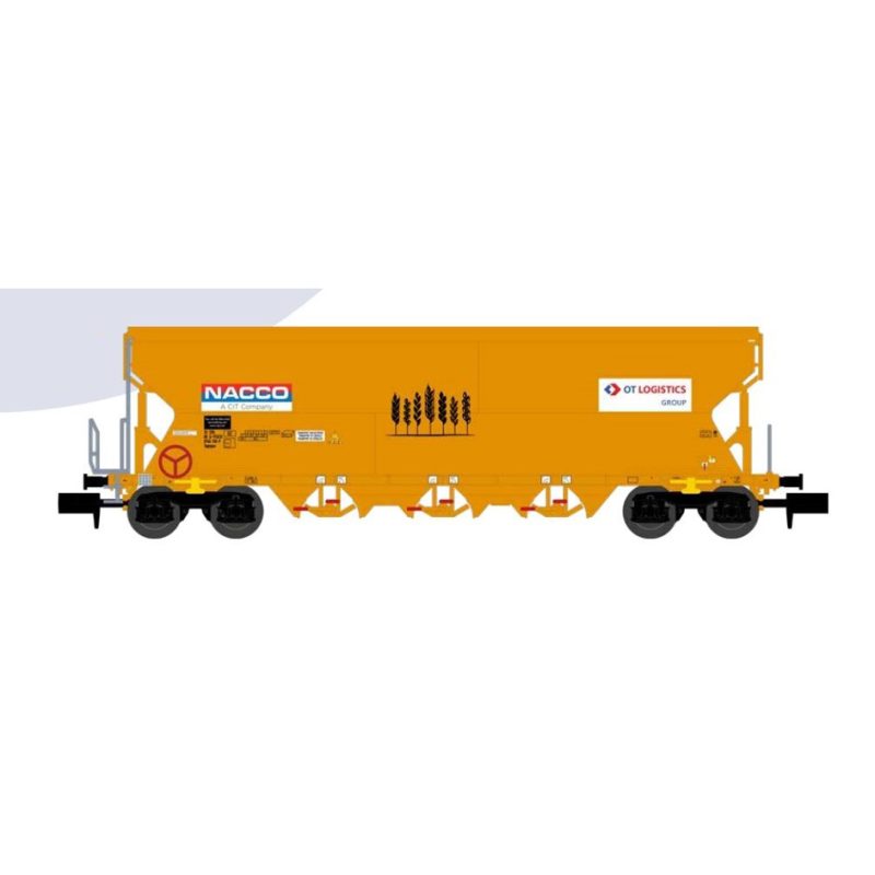 NME211672 Grain Wagon Tagnpps 101 m³, Light Orange, Nacco 3