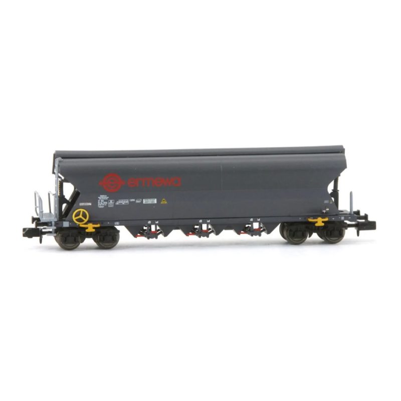 NME212622 Grain Wagon Tagnpps 101 m³, Ermewa, Dark Grey, 3