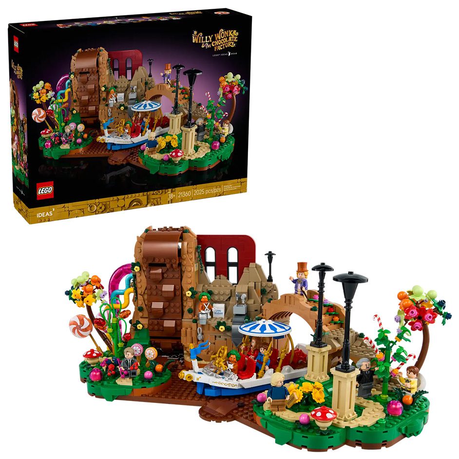LEGO Ideas 21360 Willy Wonka & the Chocolate Factory
