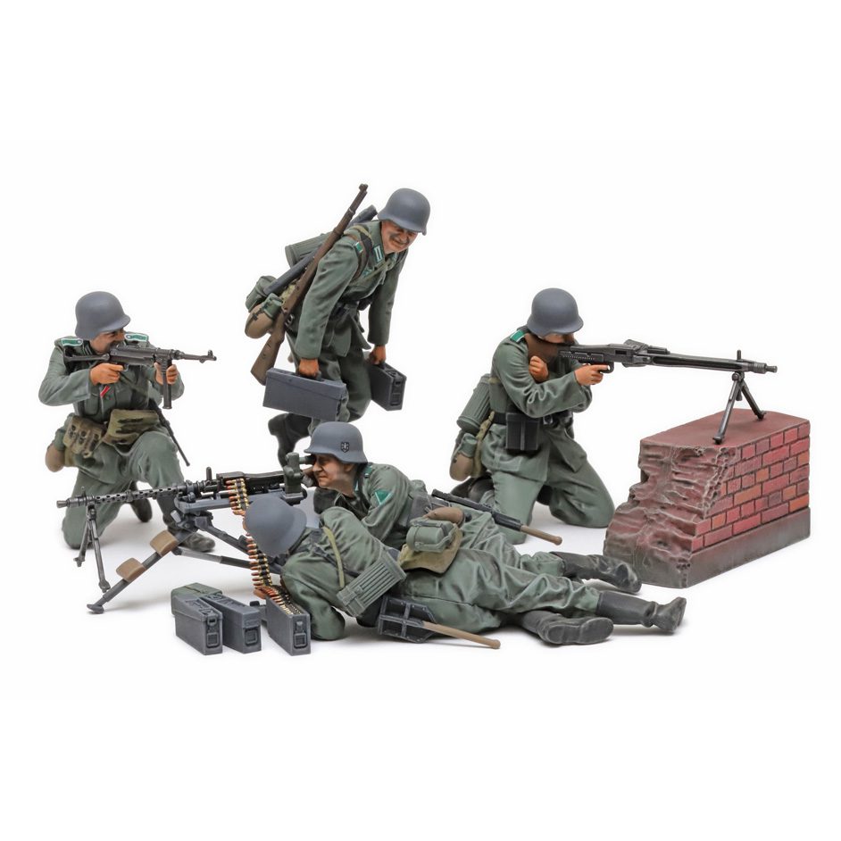 Tamiya 1:35 German MG Team Mid-WWII (35386)