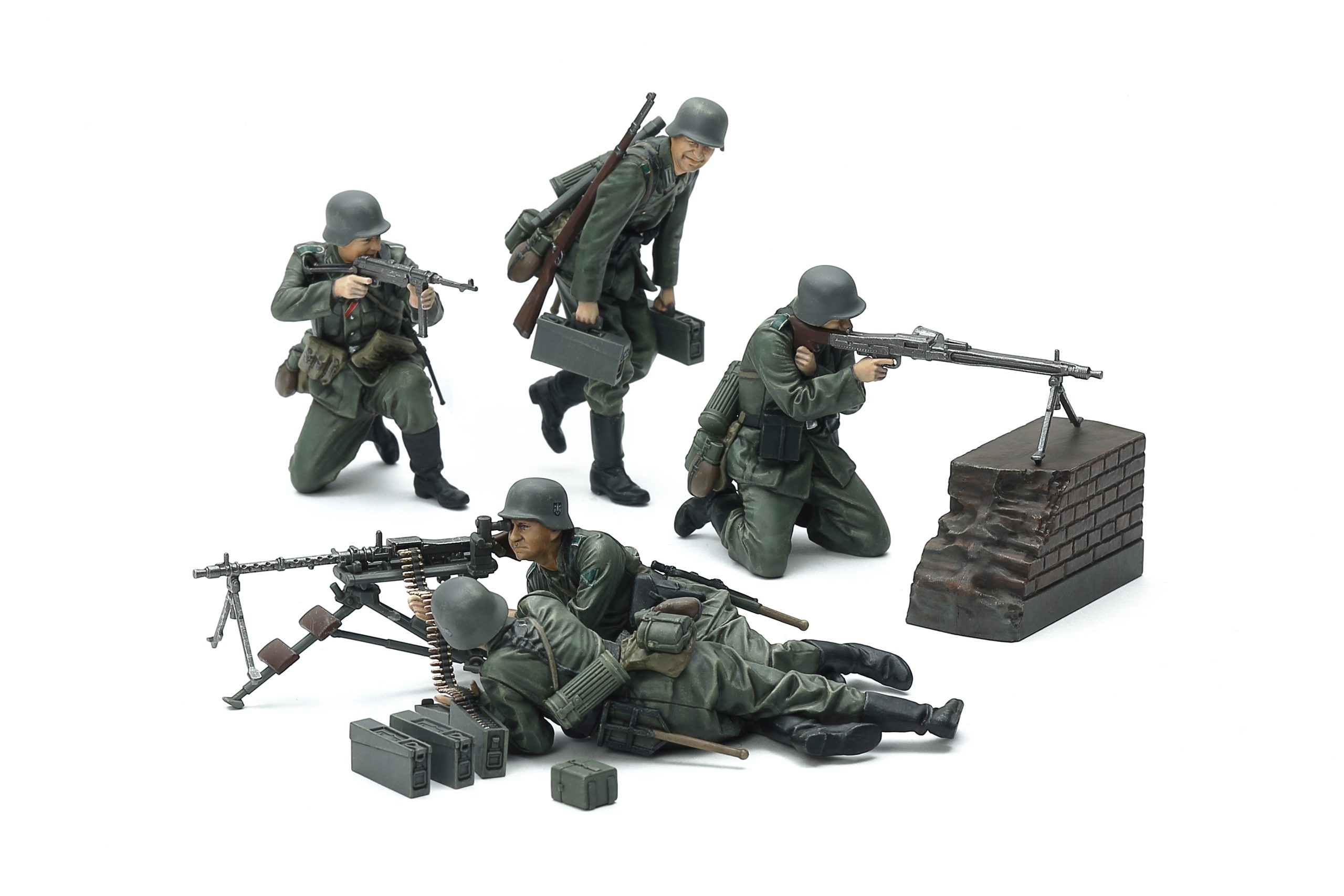 Tamiya 1:35 German MG Team Mid-WWII (35386)