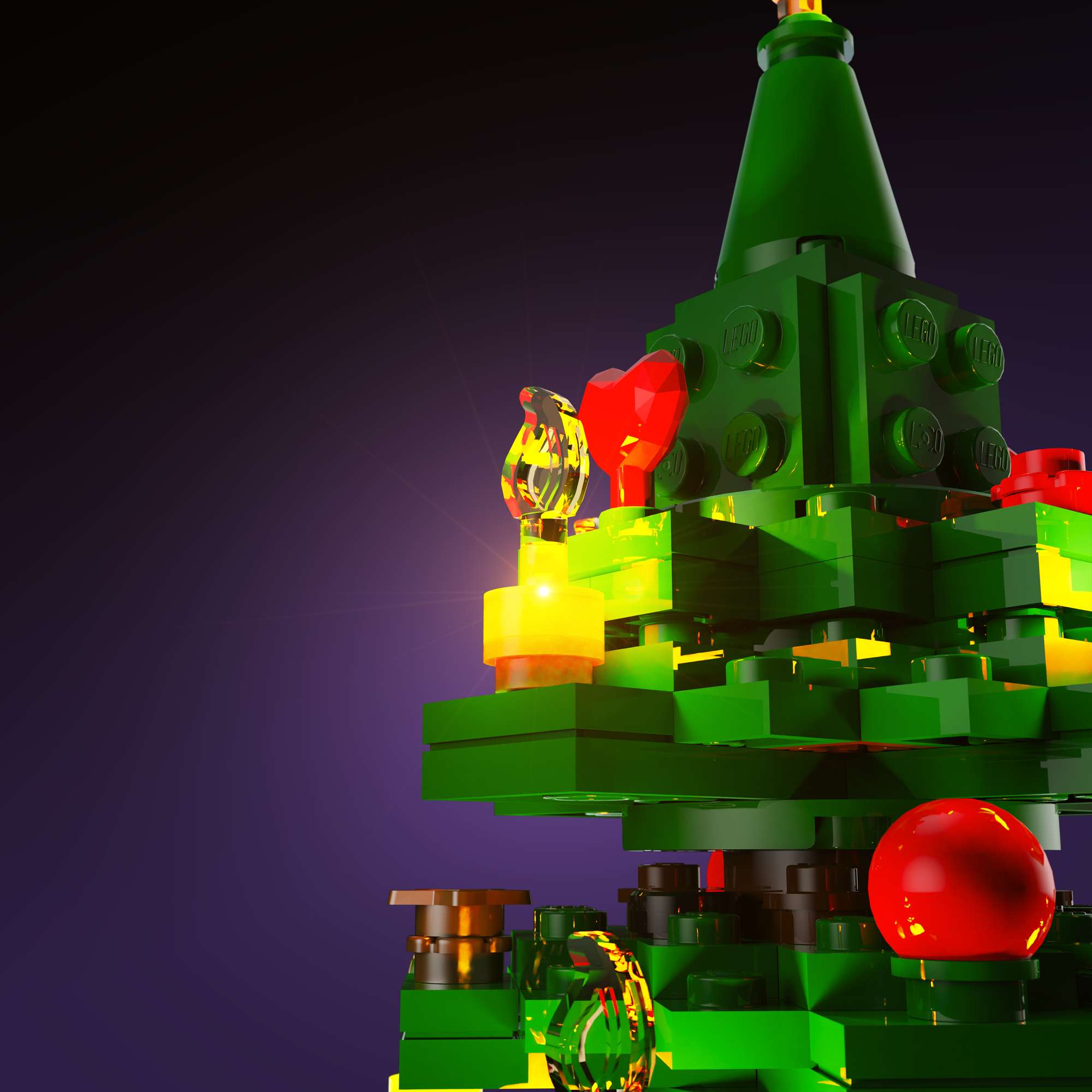 Light My Bricks (LMB) 2.0 Light Kit for LEGO Christmas Tree #40573