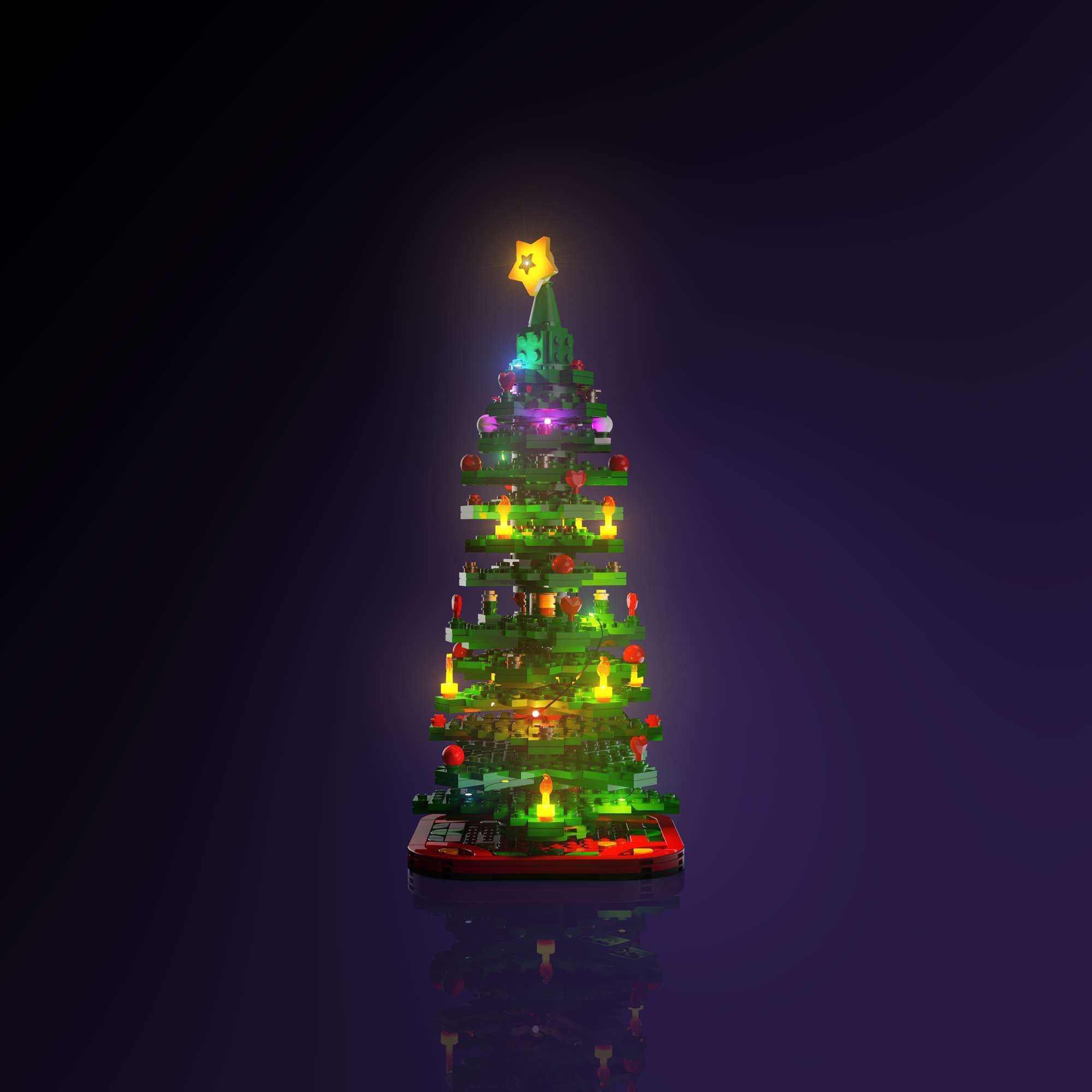 Light My Bricks (LMB) 2.0 Light Kit for LEGO Christmas Tree #40573