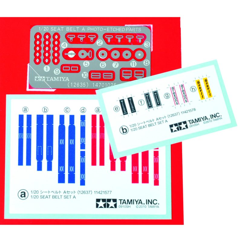 1:20 Seat Belt Set A