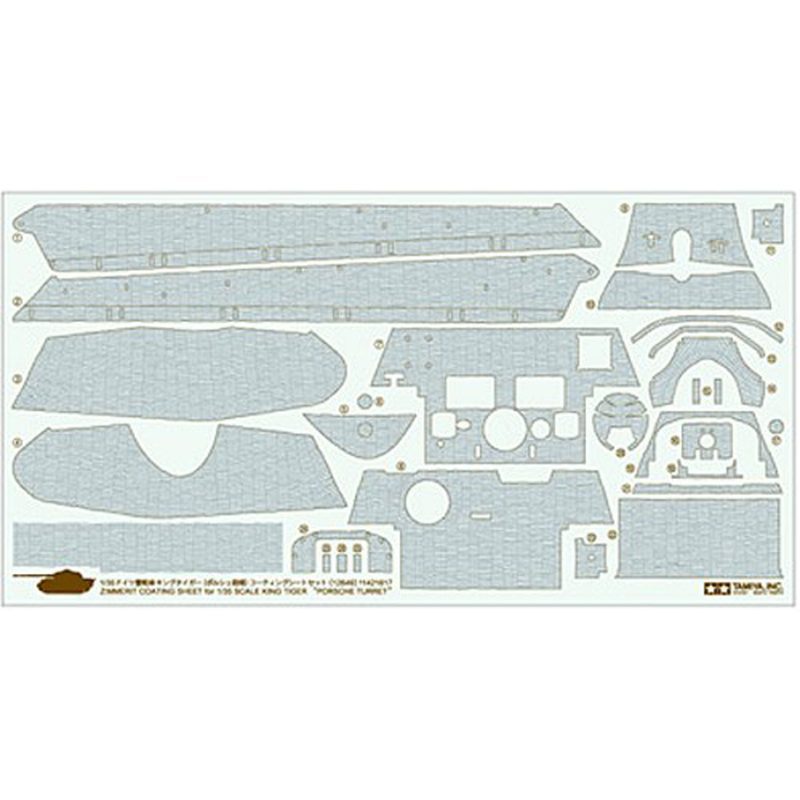 KTiger Porsche Zim Sheet