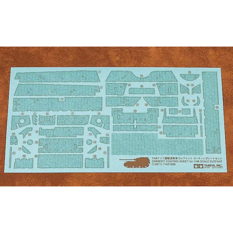 Tamiya 12671 Elefant Zim Sheet
