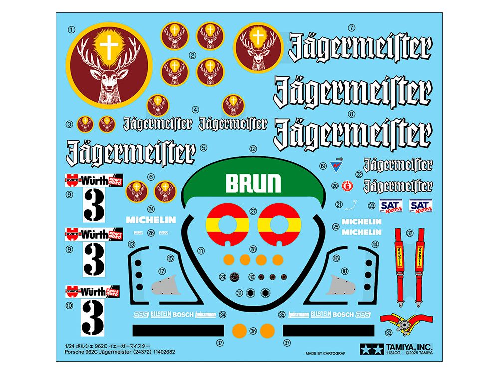 Tamiya Porsche 692C Jägermeister (24372)