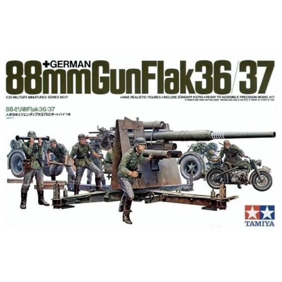 Tamiya 88mm Gun Flak 36/37 (35017)