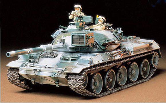 Tamiya 35168 Japan Ground Self Defense Force Type 74 Tank Winter Version