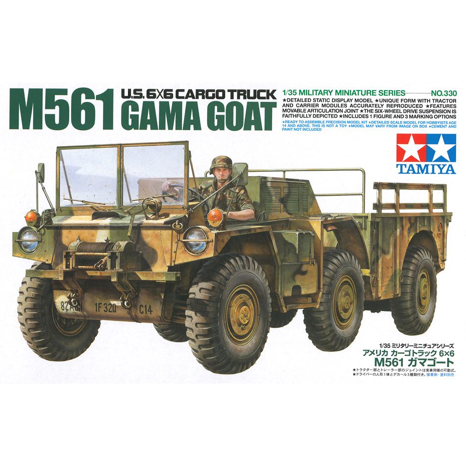 Tamiya 35330 U.S. 6x6 Cargo Truck M561 Gama Goat