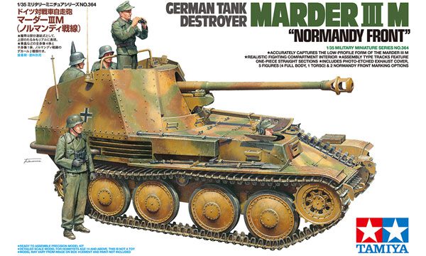 Tamiya 35364 German Tank Destroyer Marder III M “Normandy Front”