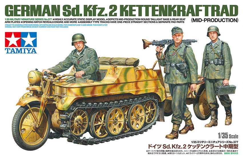 Tamiya 1:35 Kettenkraftrad Mid (35377)