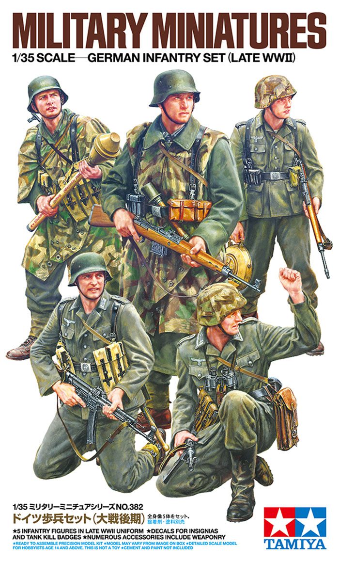 Tamiya 1:35 German Infantry Late WWII (35382)