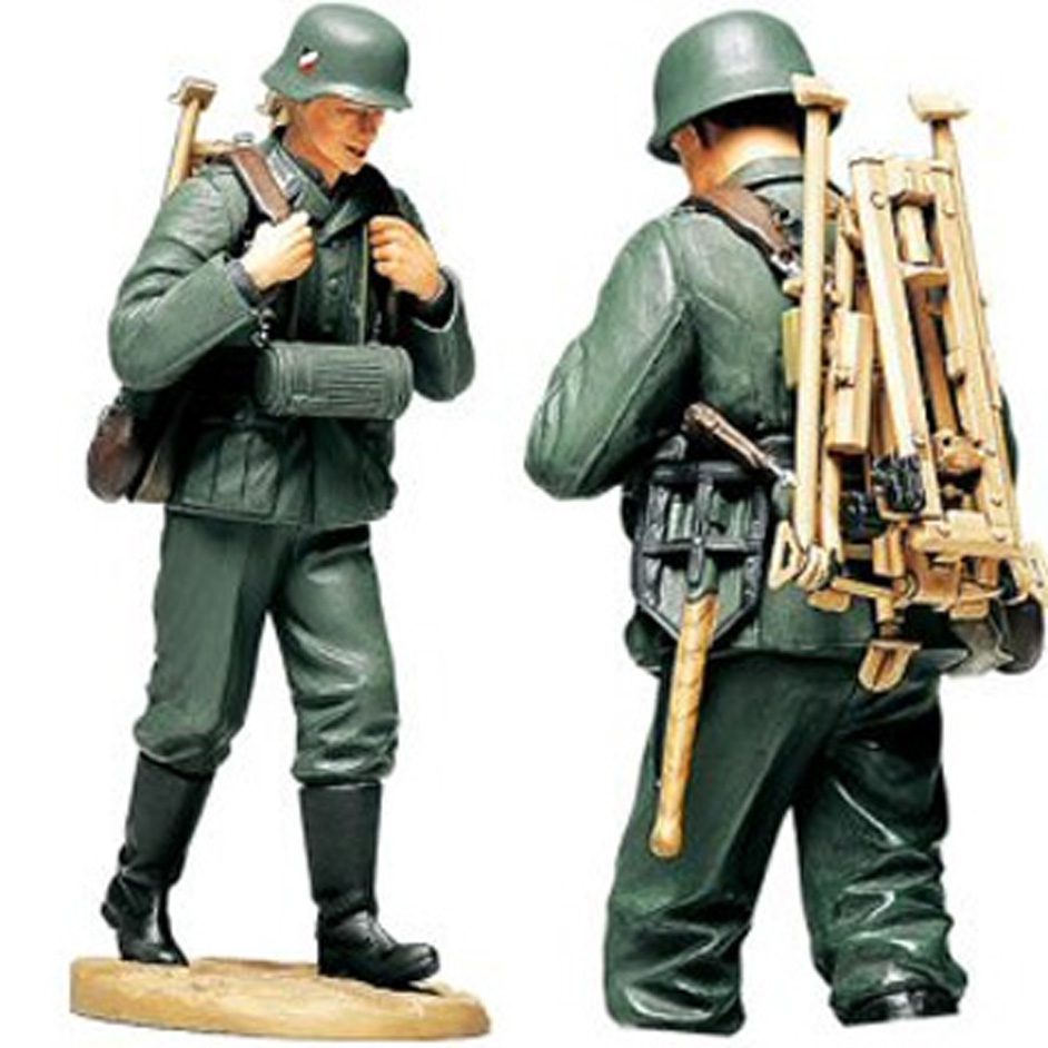 Tamiya WWII German Machine Gun Ammo-Belt Loader (Carrying Tripod) (36311)