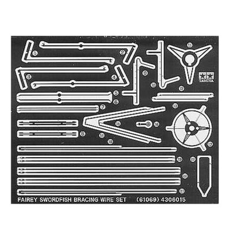 Tamiya 61069 Fairey Swordfish MK.I PE Bracing Wire Set