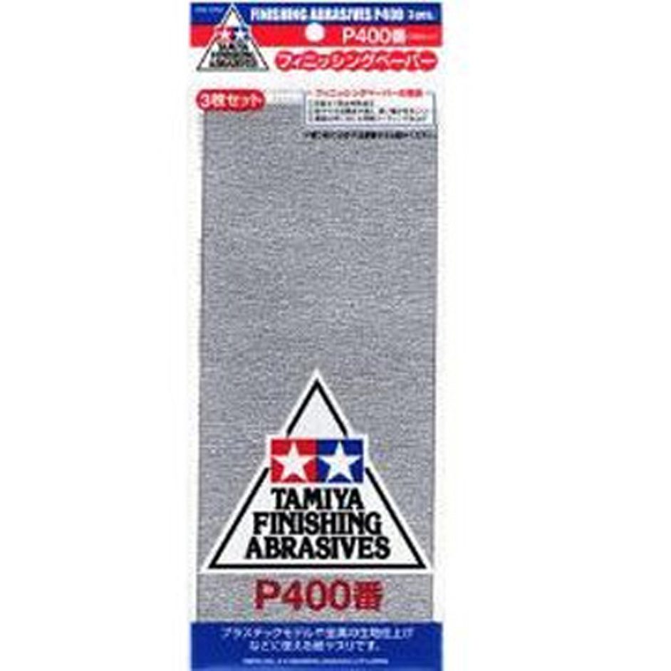 Tamiya 87054 Finishing Abrasives P400 *3