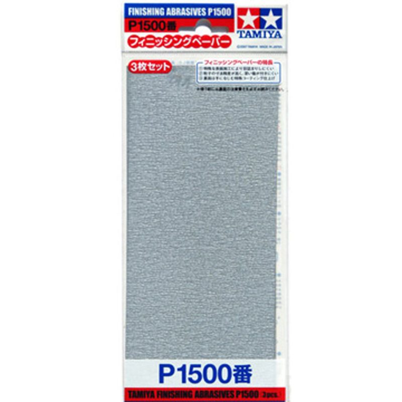 Tamiya 87059 Finishing Abrasives P1500 *3