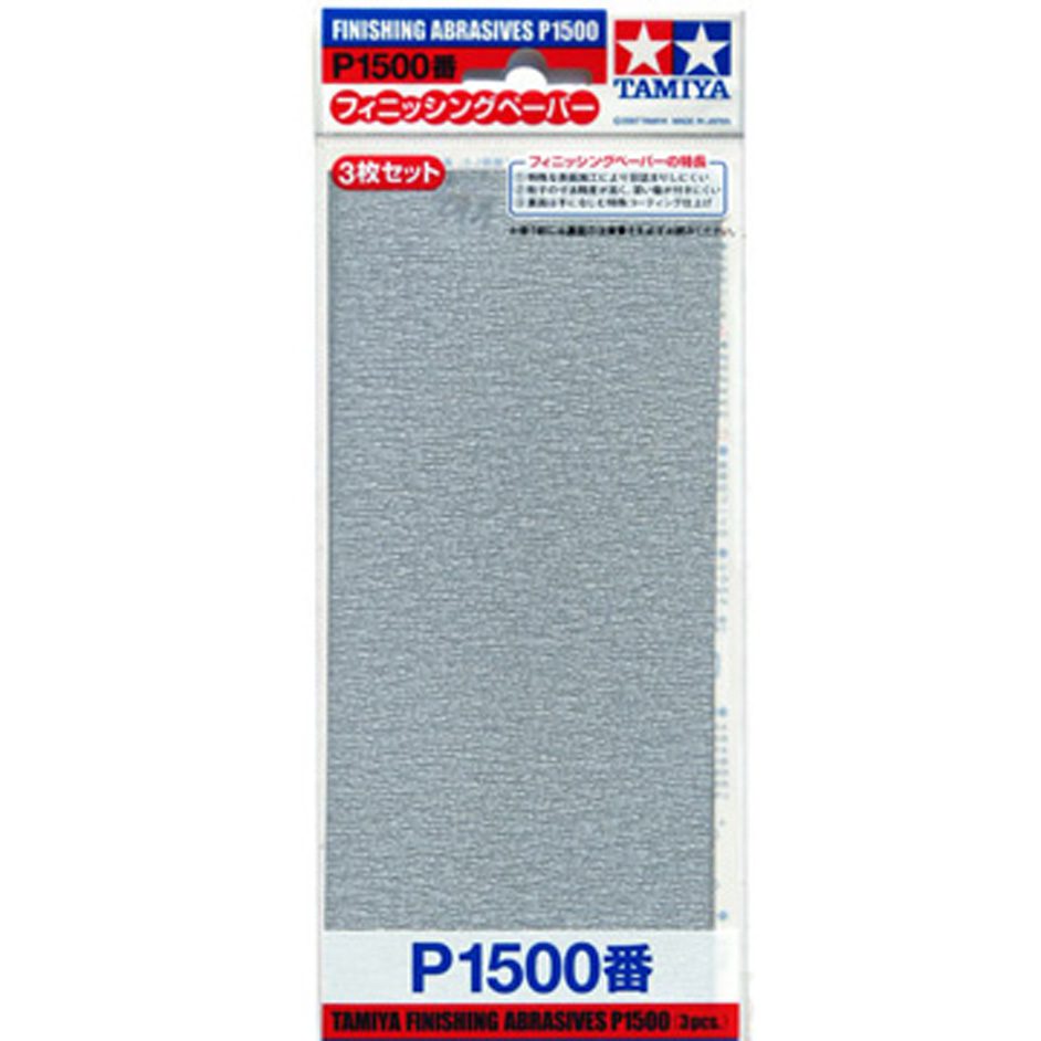 Tamiya 87059 Finishing Abrasives P1500 *3
