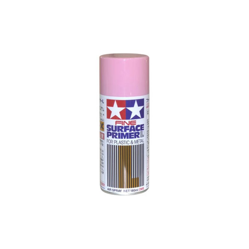 Fine Surface Primer L For Plastic & Metal (Pink)
