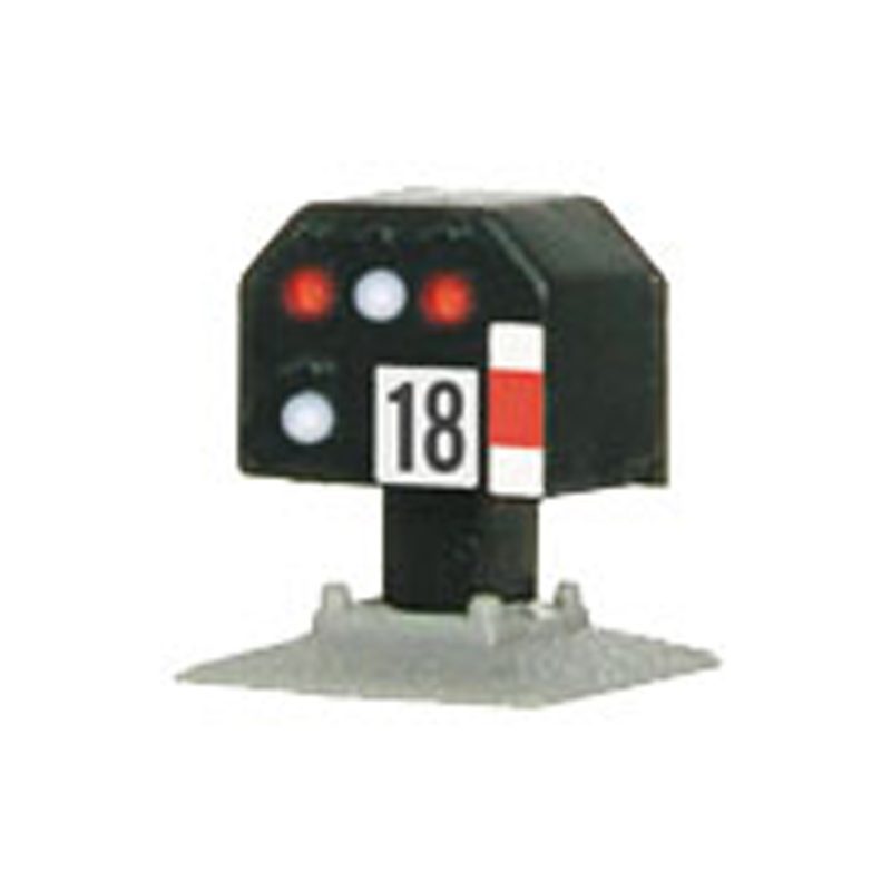 Colour light stop signal, low