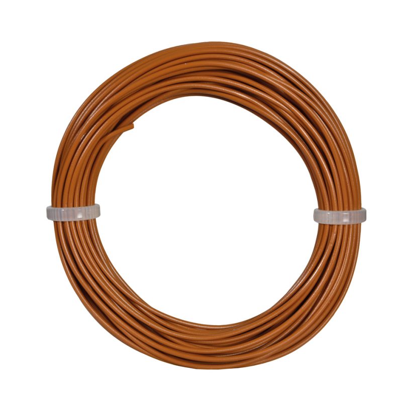 Wire 0,14 mm², brown, 10 m