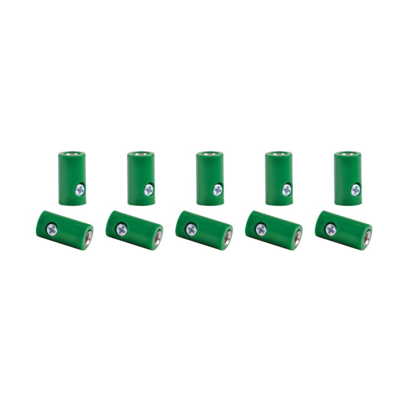 Sockets green, 10 pieces