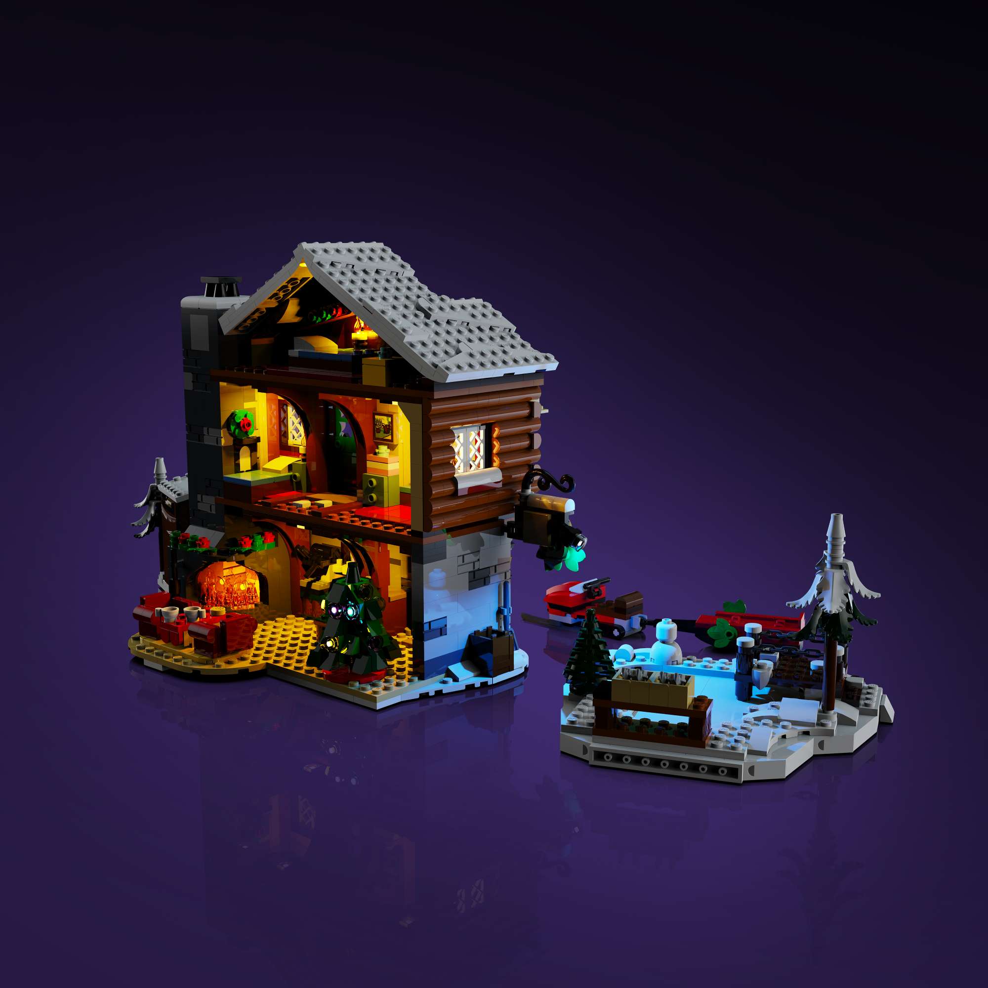 Light My Bricks (LMB) 2.0 Light Kit for LEGO Alpine Lodge #10325