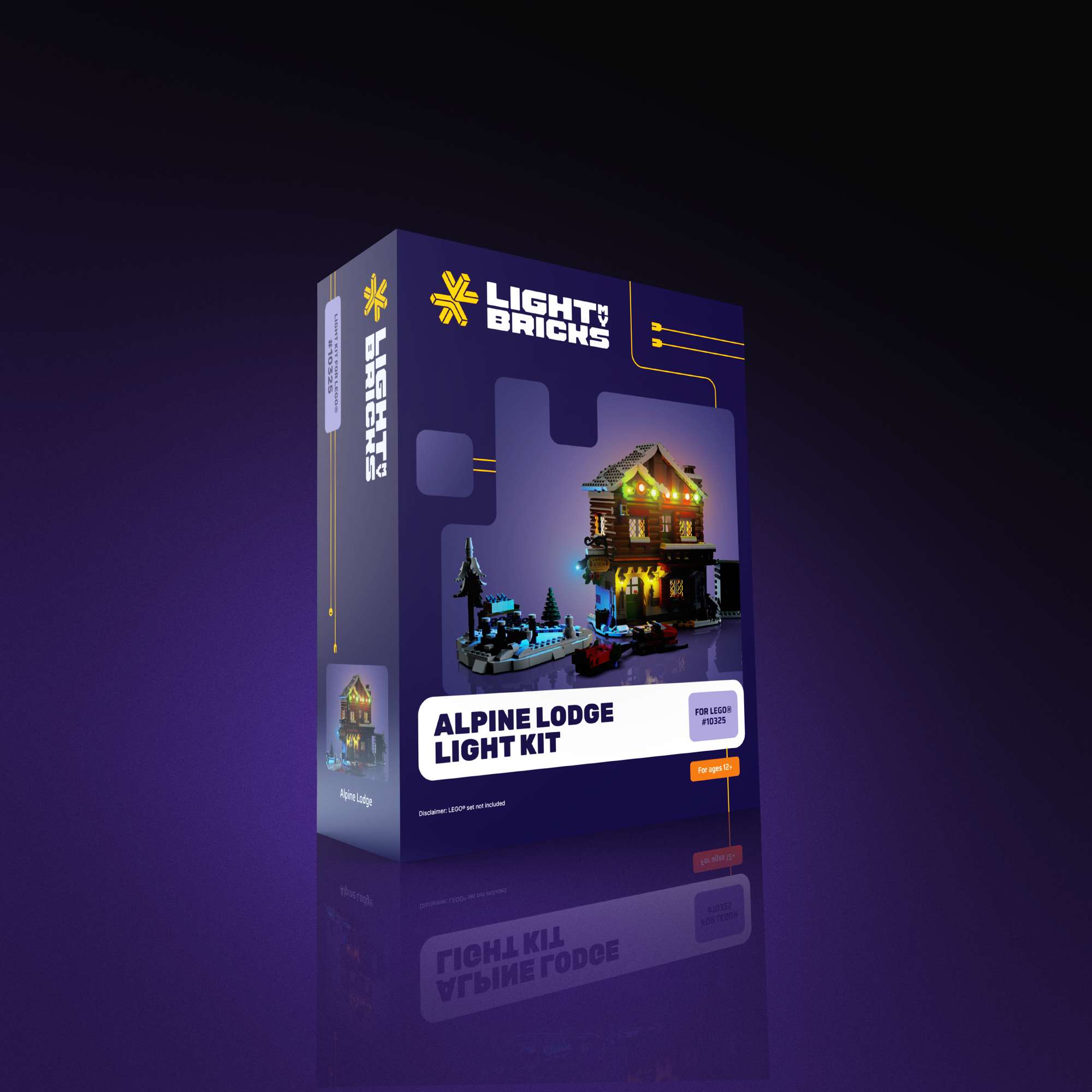 Light My Bricks (LMB) 2.0 Light Kit for LEGO Alpine Lodge #10325 Packaging