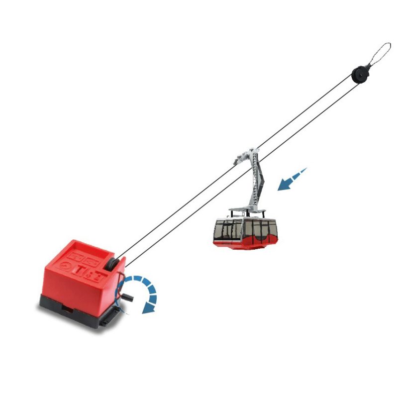 Jägerndorfer Aerial Tram Kronos 1x Manual Red 89093