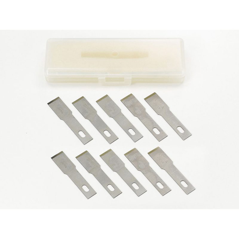 Tamiya 74101 Modeler’s Knife Pro Replacement Blade (Chisel, 10pcs)