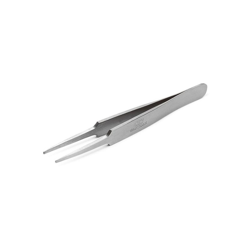 Tamiya 74109 HG Straight Tweezers (Round Tip)