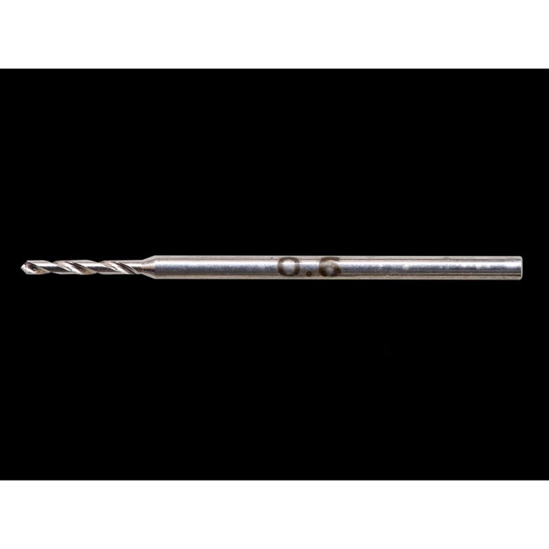 Tamiya 74127_ Fine Pivot Drill Bit 0.6mm (Shank Dia. 1mm)
