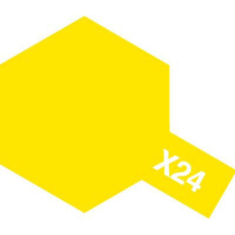 Acrylic Mini X-24 Clear Yellow
