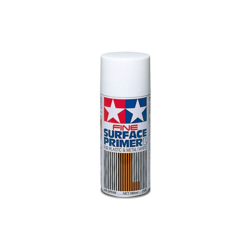 Fine Surface Primer L For Plastic & Metal (White)