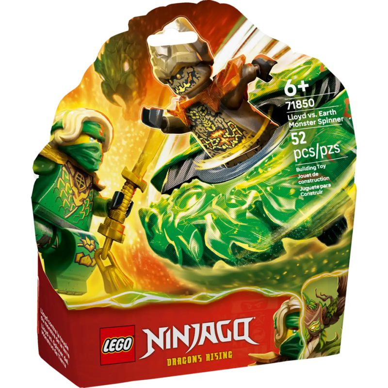 LEGO Ninjago 71850 Lloyd vs. Earth Monster Spinner Packaging
