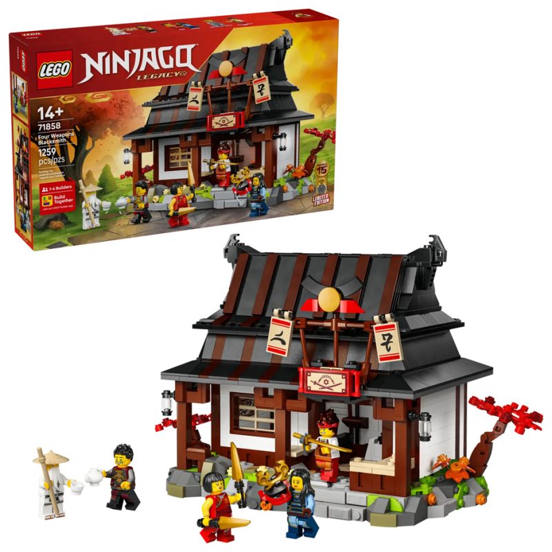 LEGO Ninjago 71858 Four Weapons Blacksmith 15th Anniversary