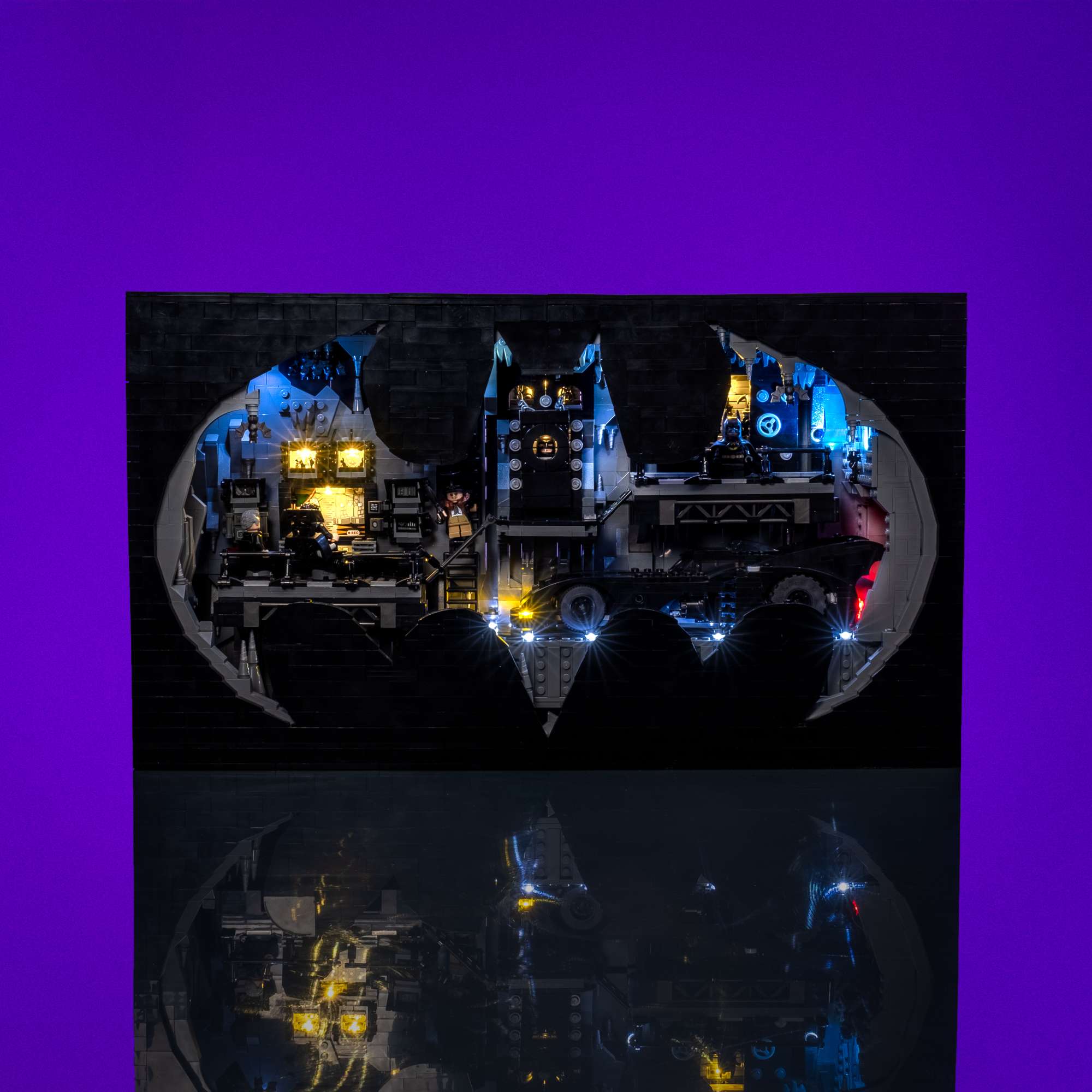 Light My Bricks (LMB) 2.0 Light Kit for LEGO #76252 Batcave™ – Shadow Box