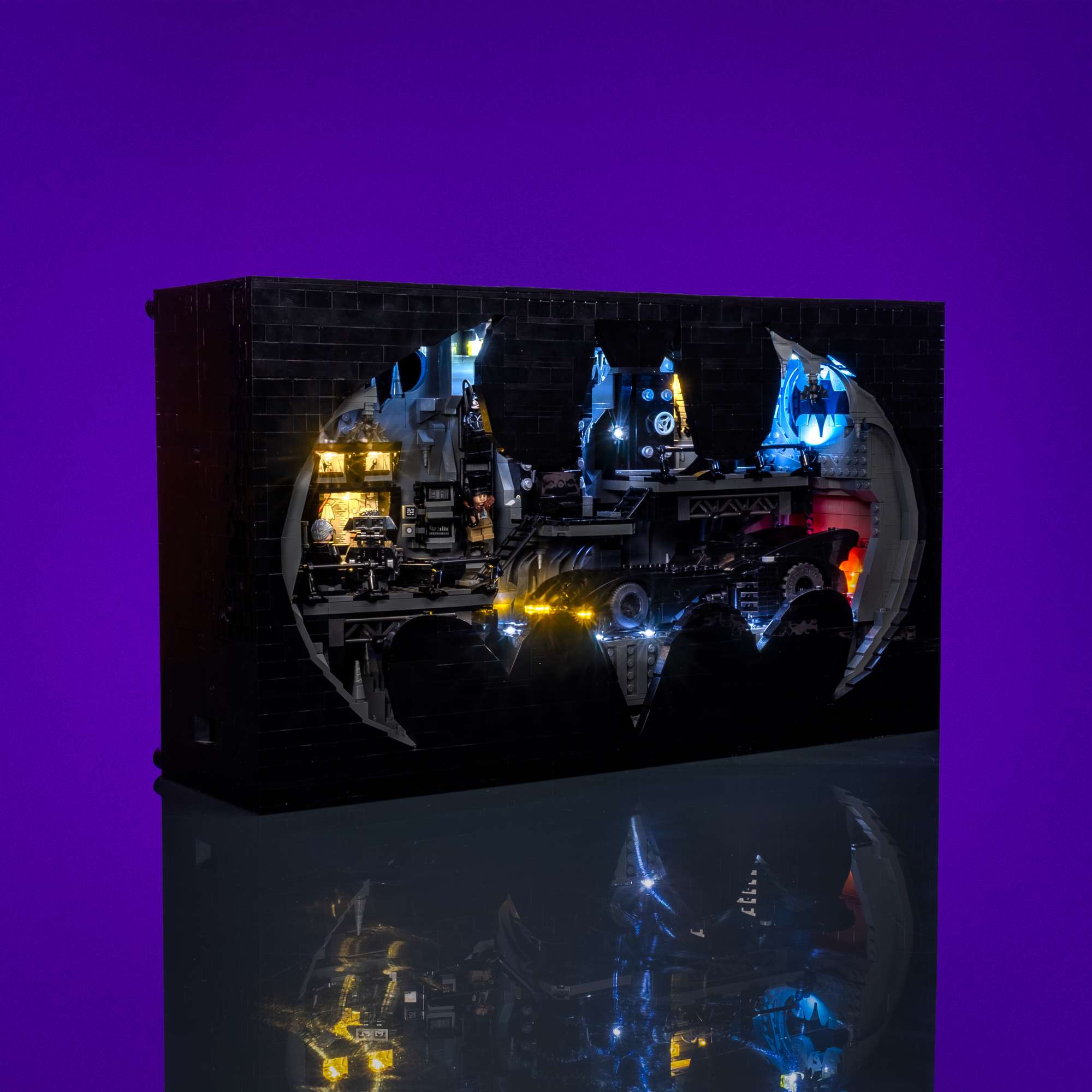 Light My Bricks (LMB) 2.0 Light Kit for LEGO #76252 Batcave™ – Shadow Box