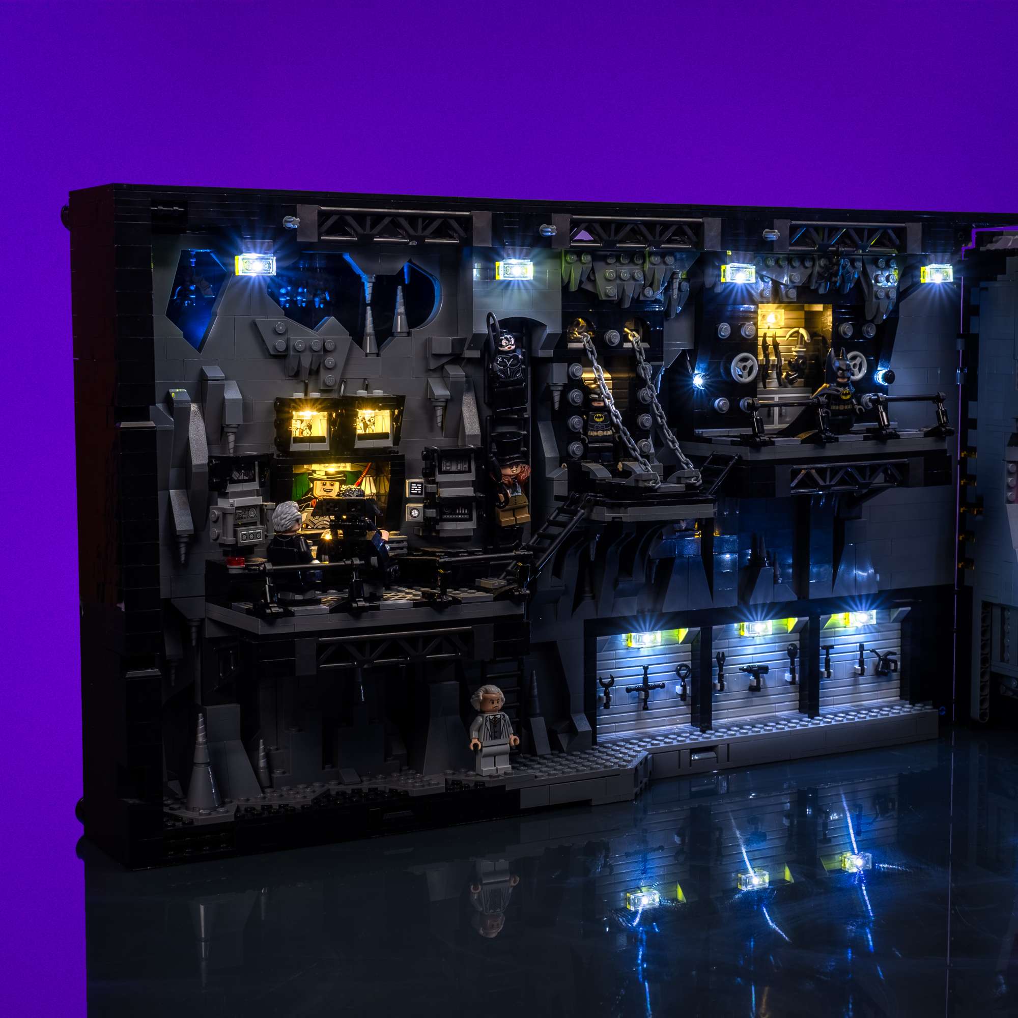 Light My Bricks (LMB) 2.0 Light Kit for LEGO #76252 Batcave™ – Shadow Box